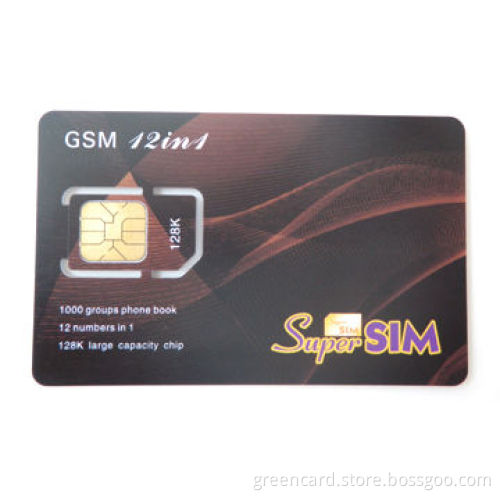Phone Card with 8-bit CPU, Made of ABS or PVC